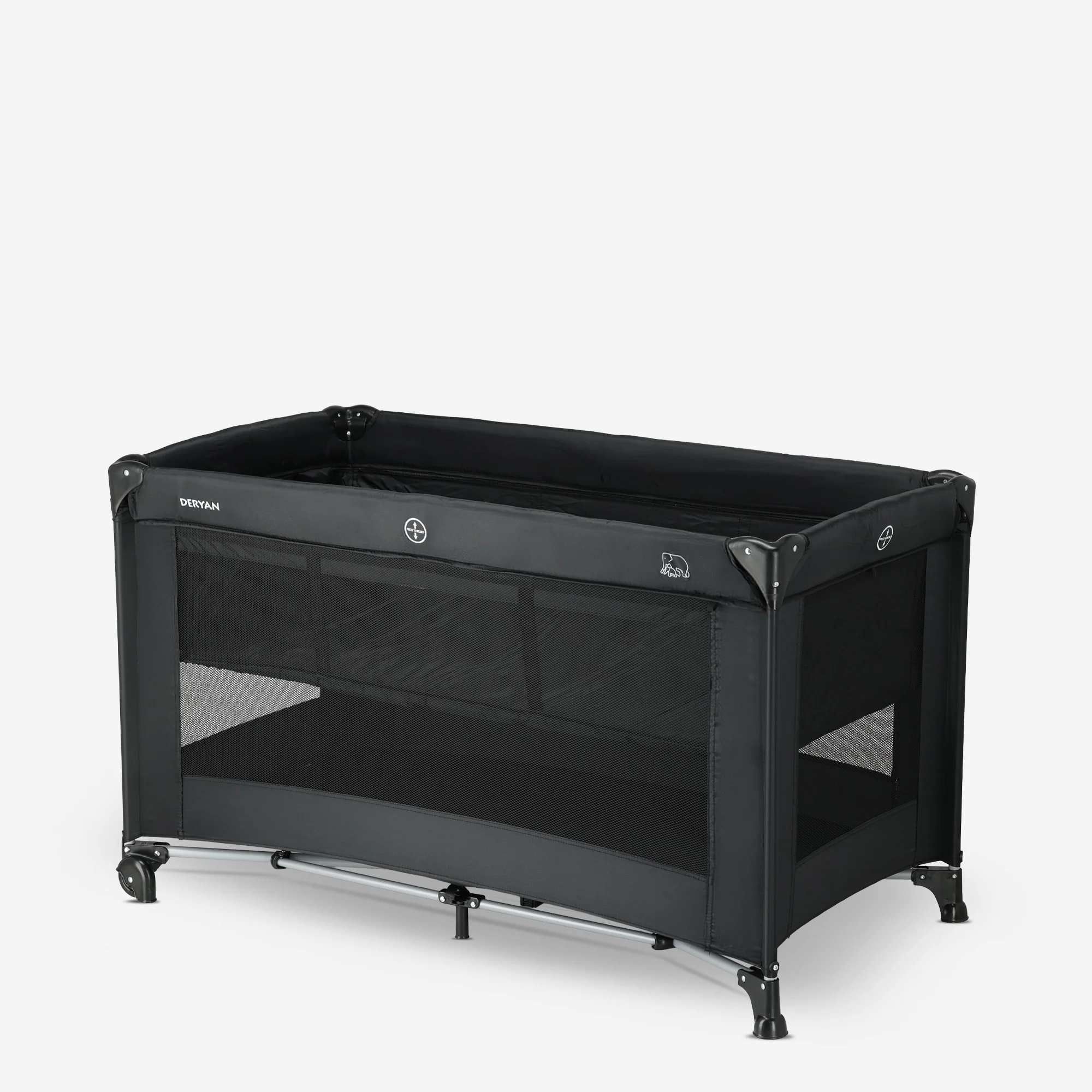 Luxe Campingbed Inclusief transporttas - Inclusief verschoonblad -Inclusief bodemverhoger Zwart - Image 8