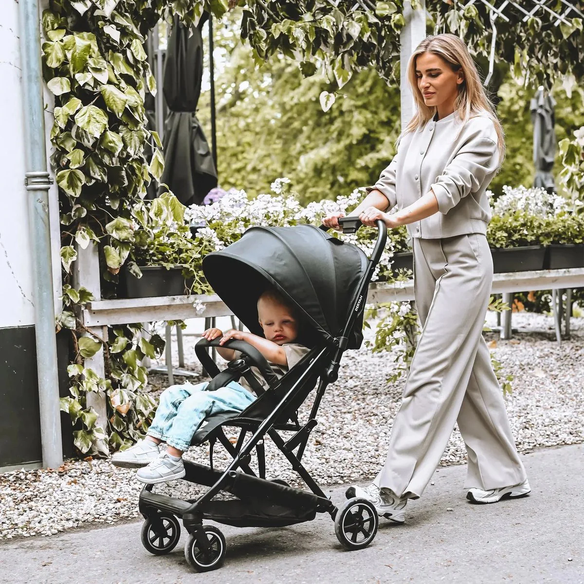Luxe Easy Lichtgewicht Buggy - Taupe - Image 5