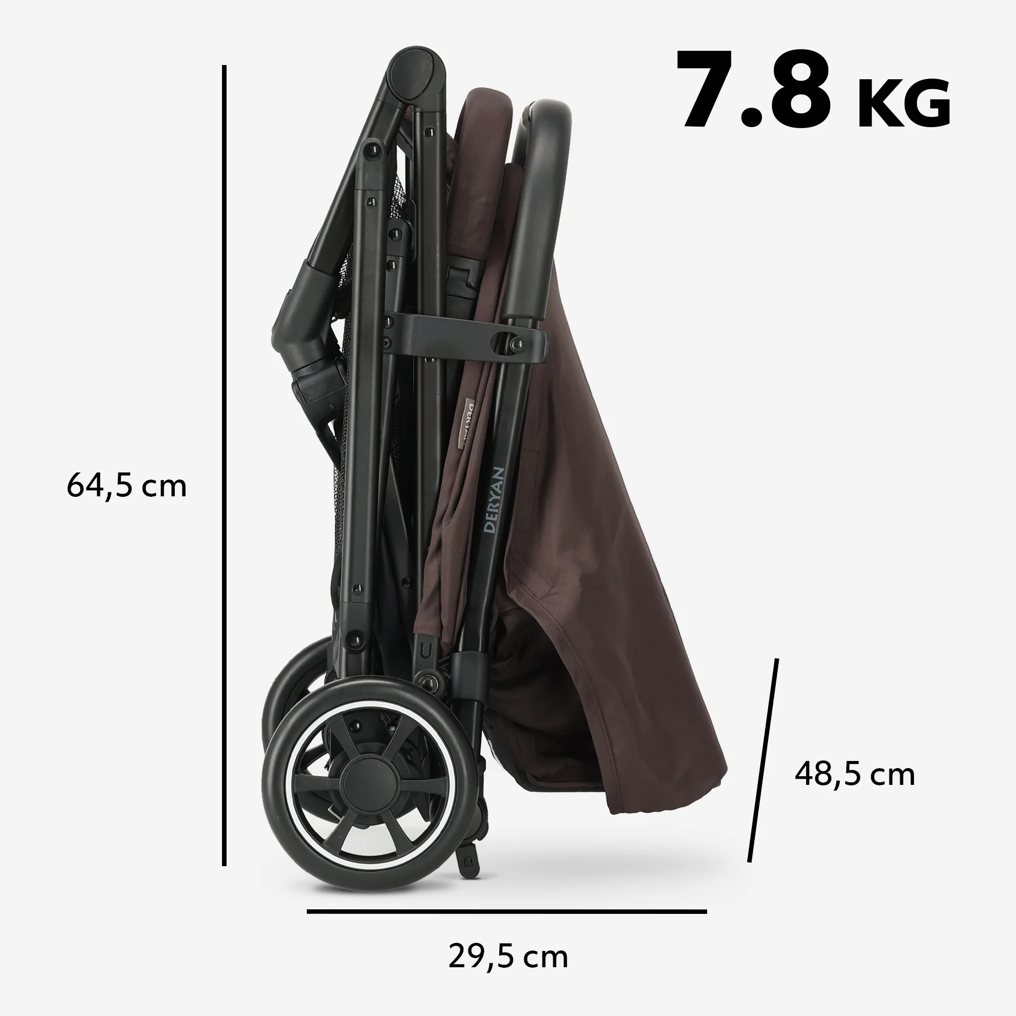 Luxe Easy² Lichtgewicht Buggy - Chocolade - Image 3