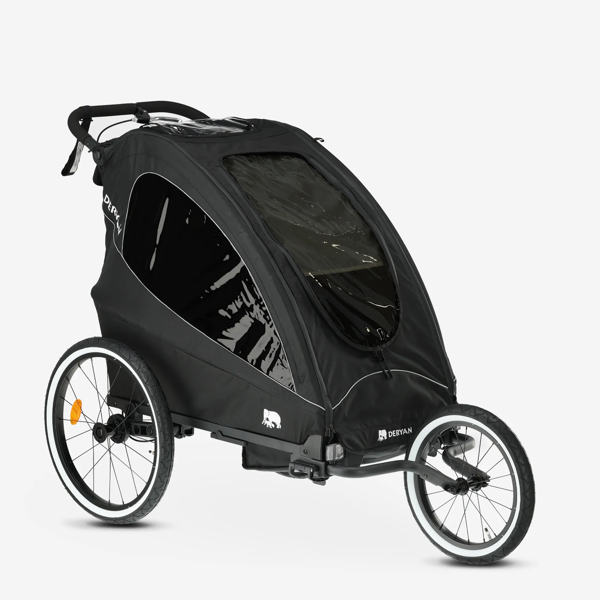 Luxe Fietskar - fietskar en wandelwagen en hardloopkinderwagen - 1 persoons - Image 5