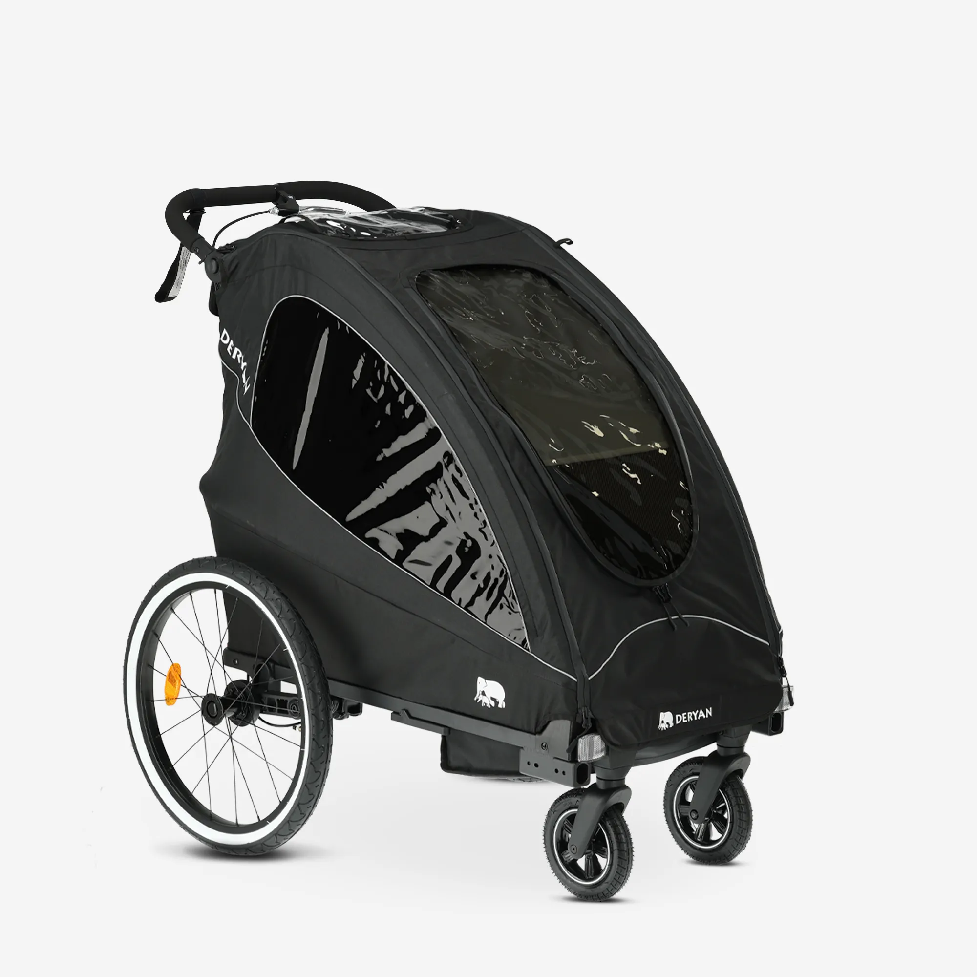 Luxe Fietskar - fietskar en wandelwagen en hardloopkinderwagen - 1 persoons - Image 7
