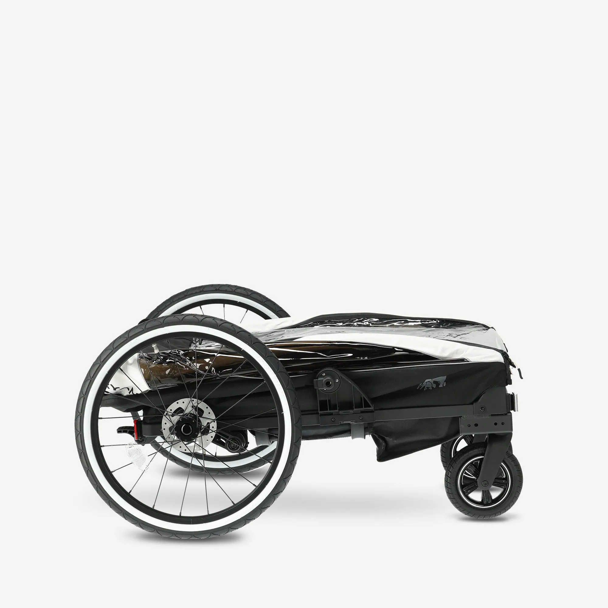 Luxe Fietskar V2 - Wandelwagen - Hardloopkinderwagen Cream - Image 10