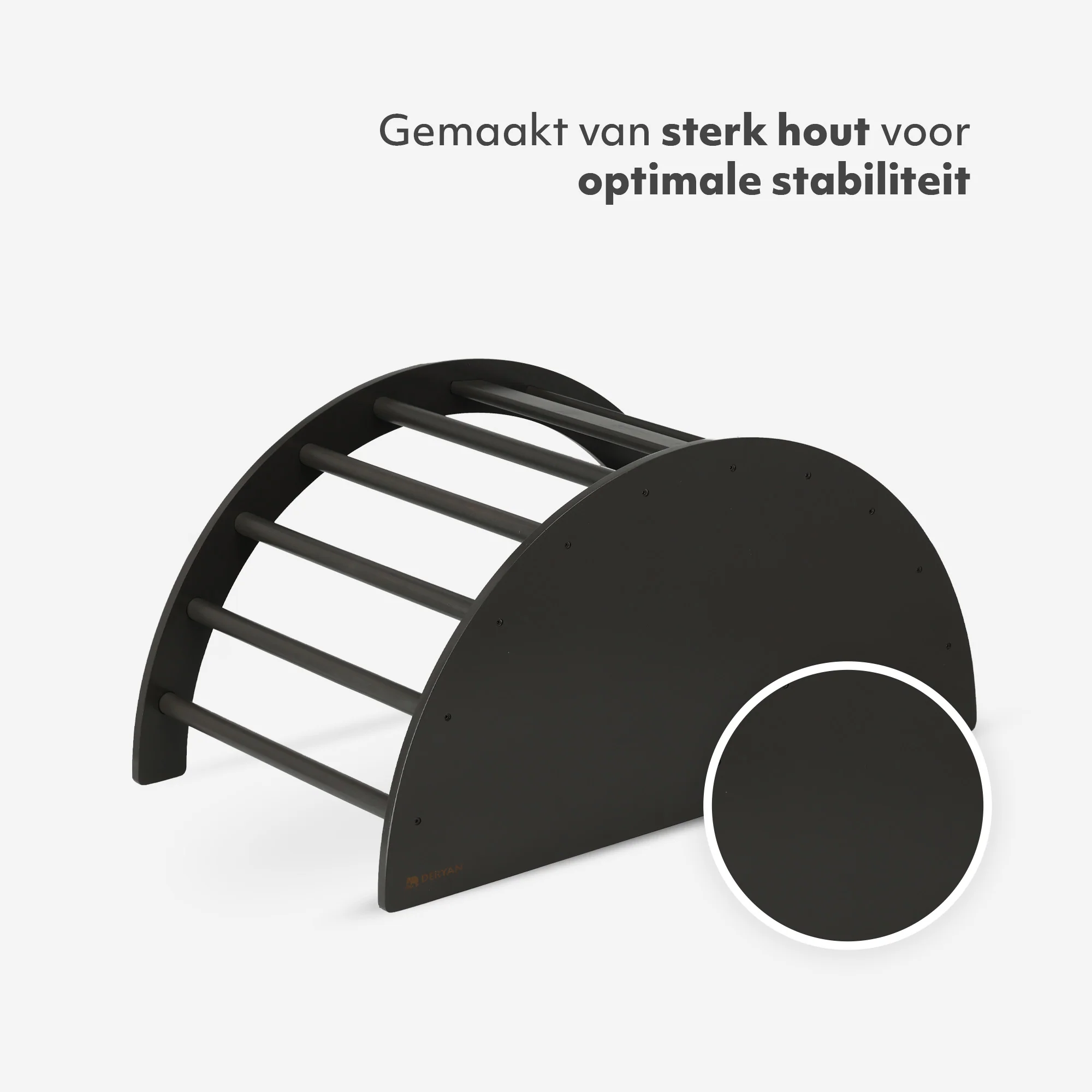 Multifunctionele Klimboog - 5 in 1 model - Speelboog - Klimrek - Speeltoestel - Inclusief Kussen - Tekentafel - zwart - Image 5