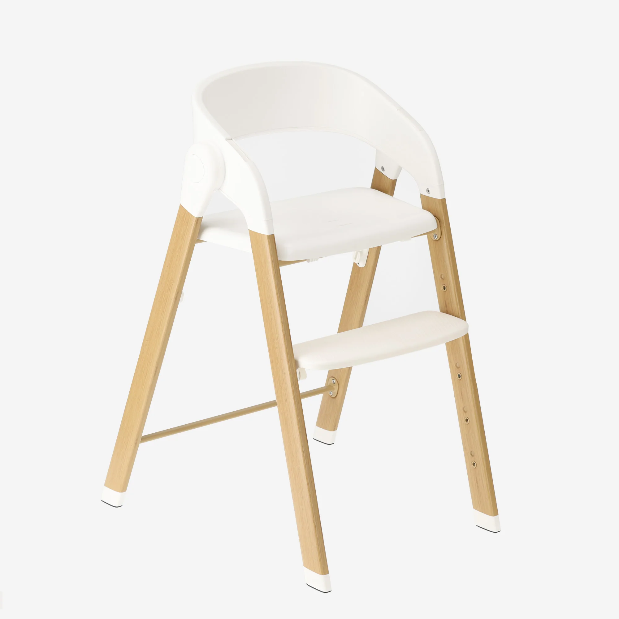 Luxe Kinderstoel Wit / Hout - Image 11