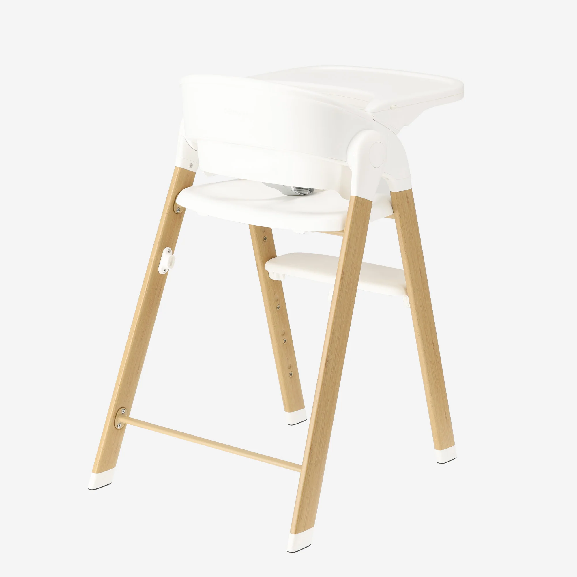 Luxe Kinderstoel Wit / Hout - Image 13