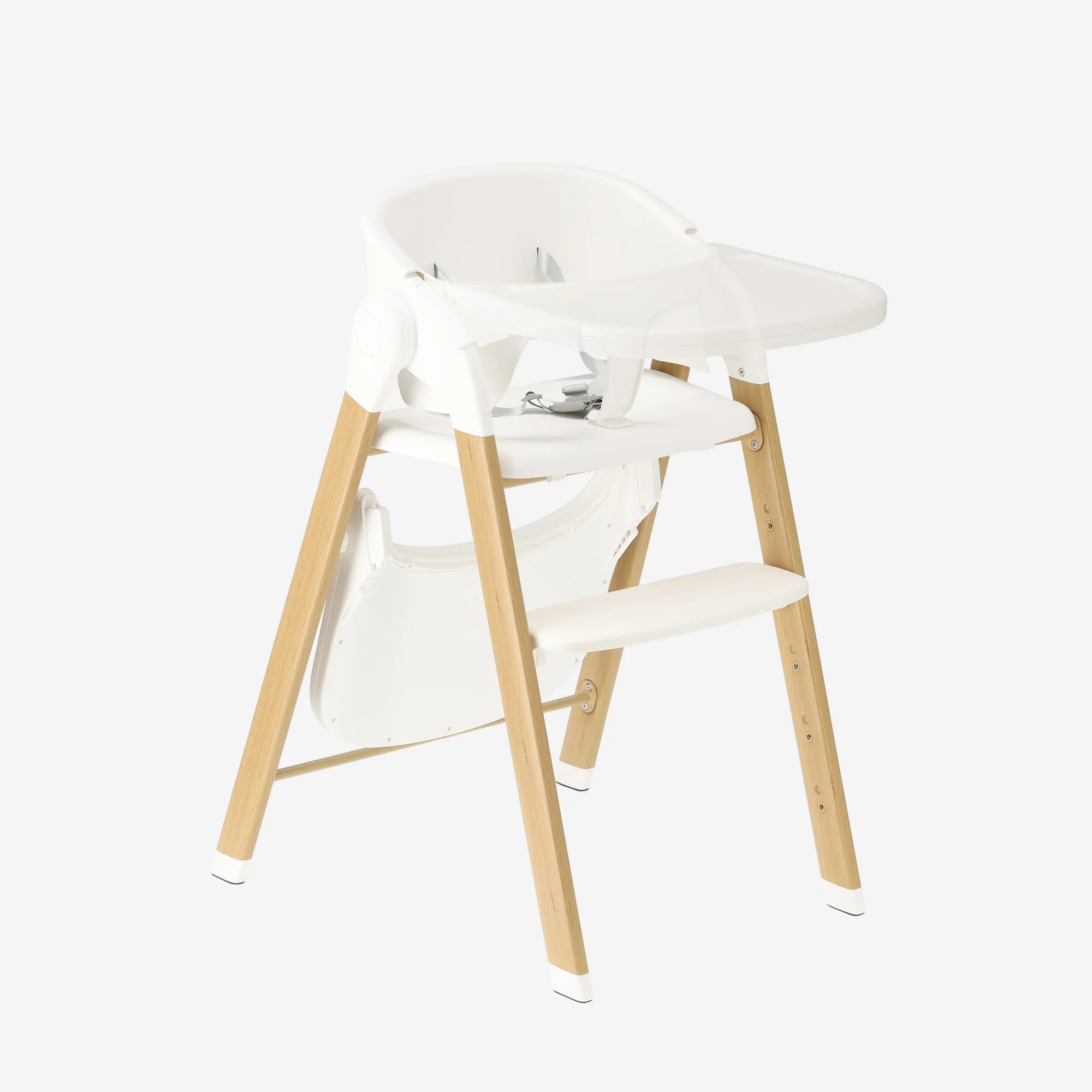 Luxe Kinderstoel Wit / Hout - Image 16