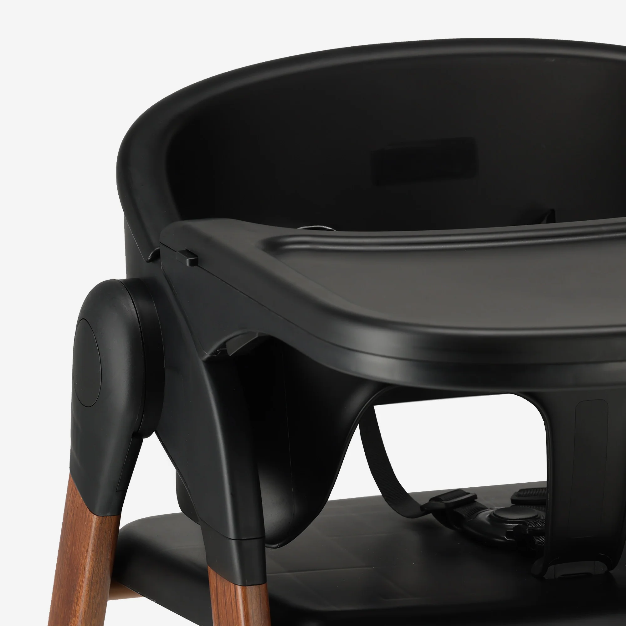 Luxe Kinderstoel Zwart / Hout - Image 11