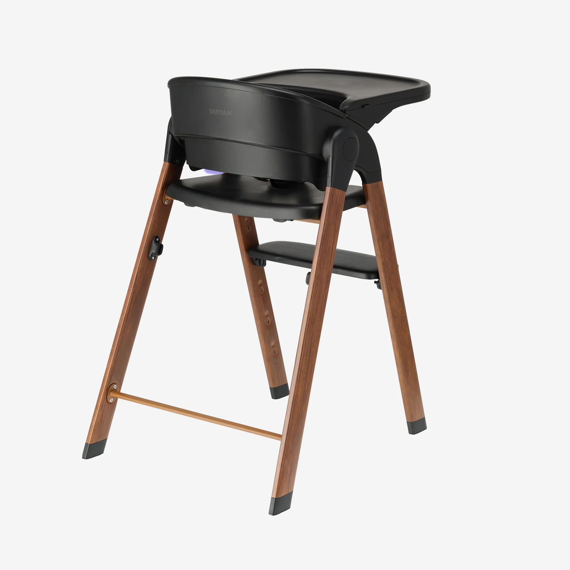 Luxe Kinderstoel Zwart / Hout - Image 8