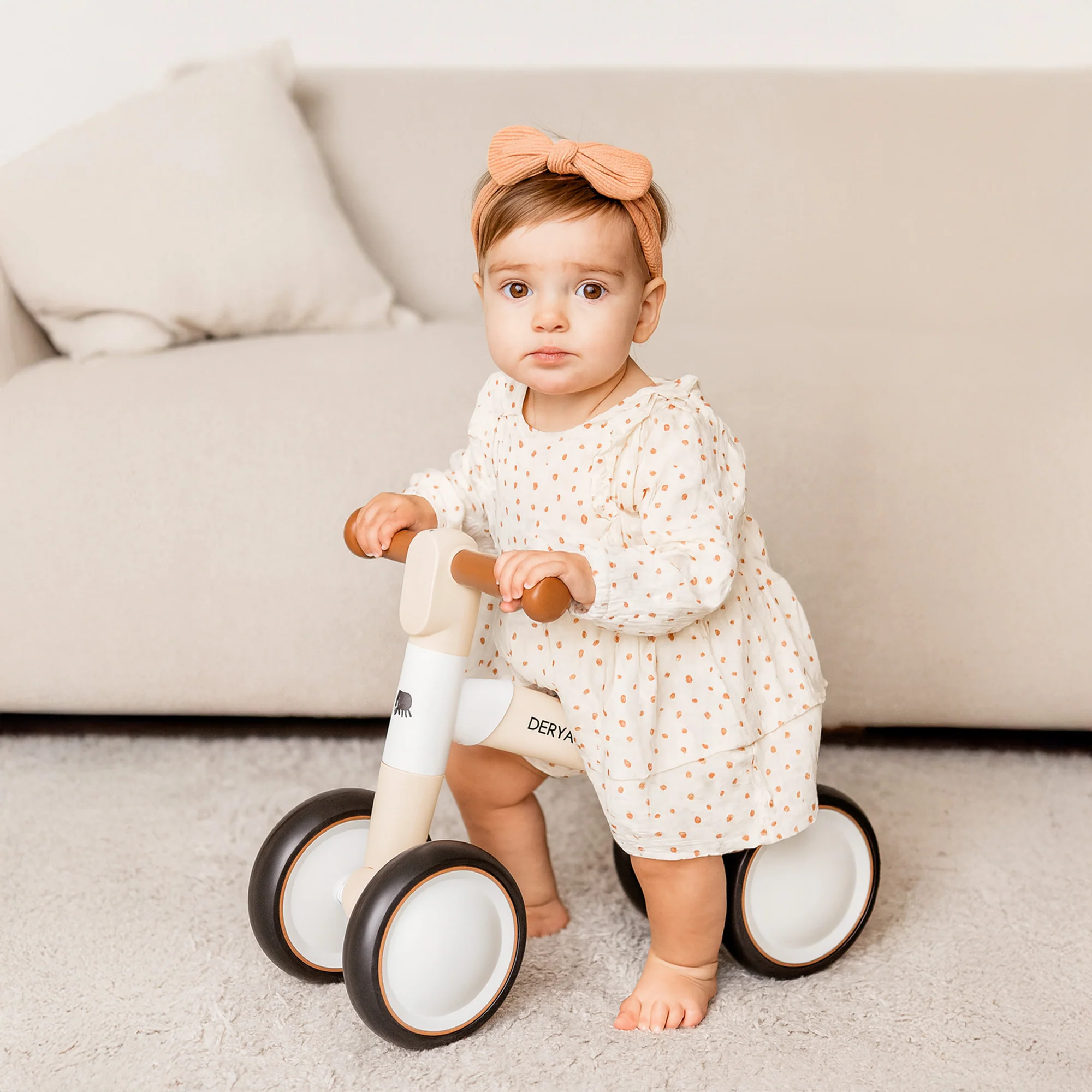 Milo Loopfiets - Speelgoed Vanaf 1 jaar - Cream - Image 2
