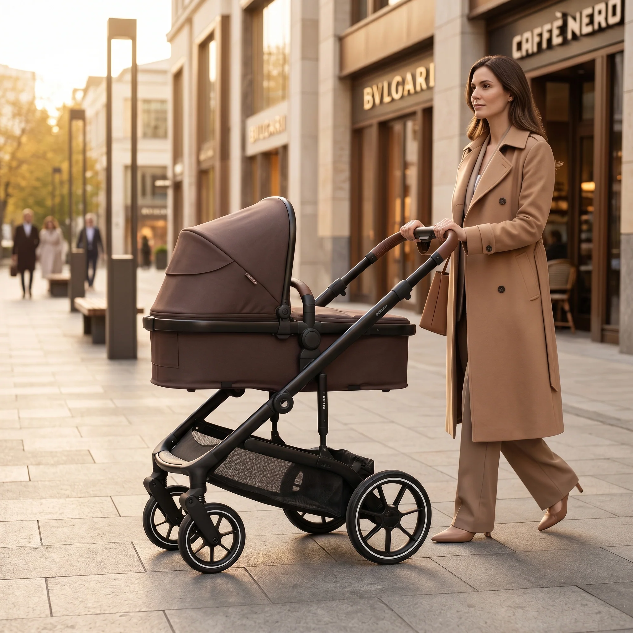 Noa 3-in-1 Kinderwagen Chocolate Brown - Image 11