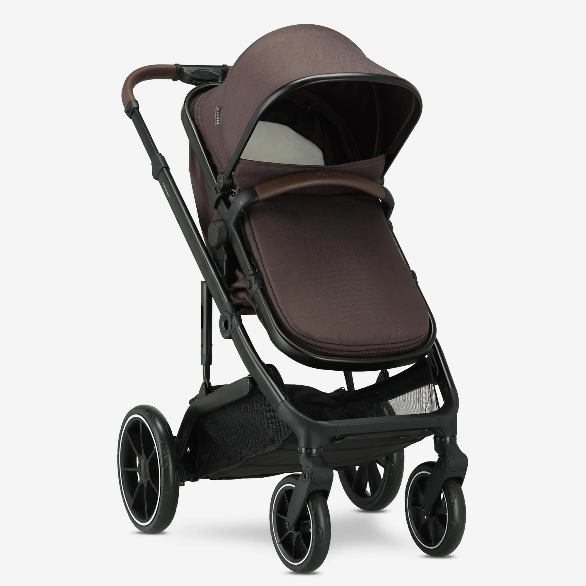 Noa 3-in-1 Kinderwagen Chocolate Brown - Image 4