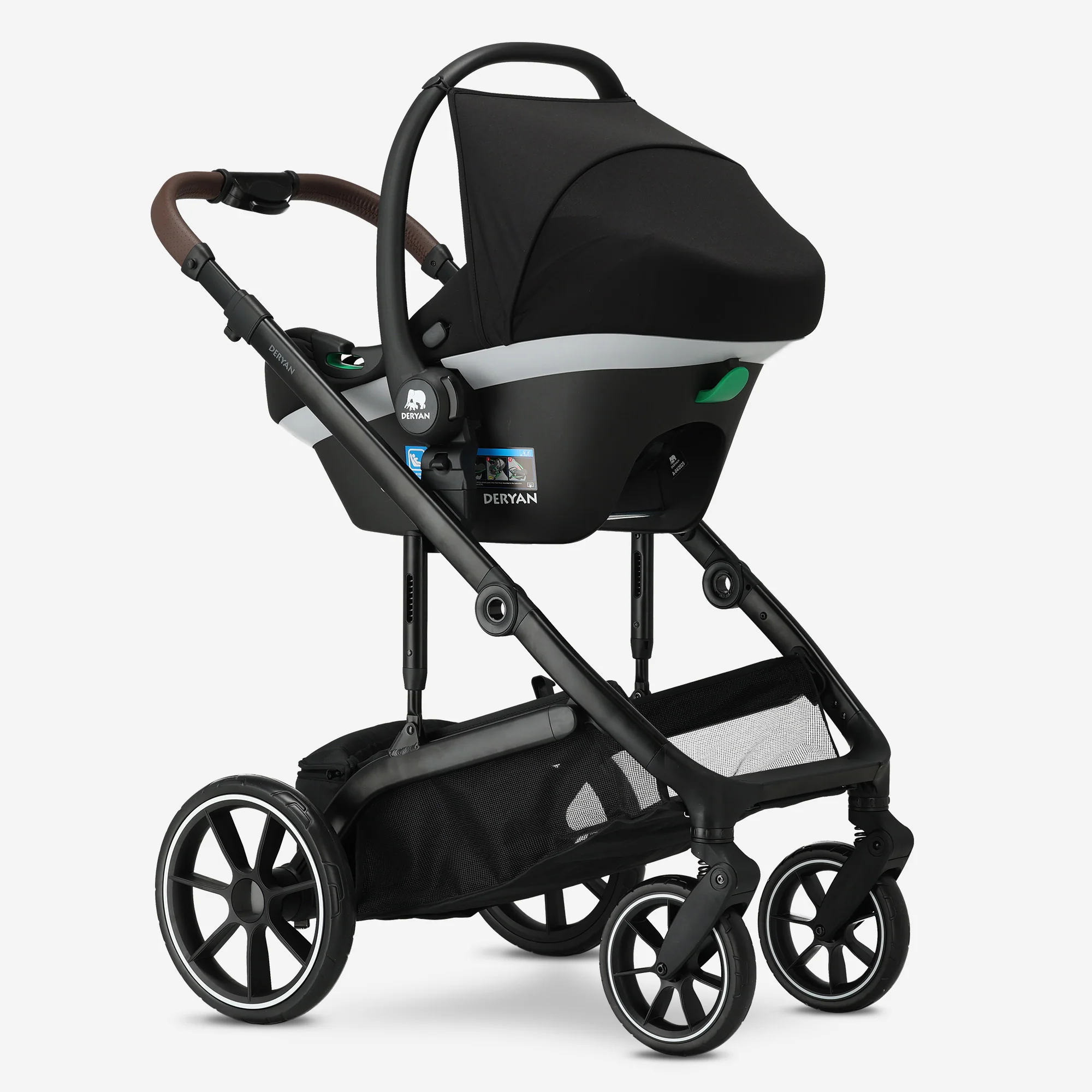 Noa 3-in-1 Kinderwagen Chocolate Brown - Image 8