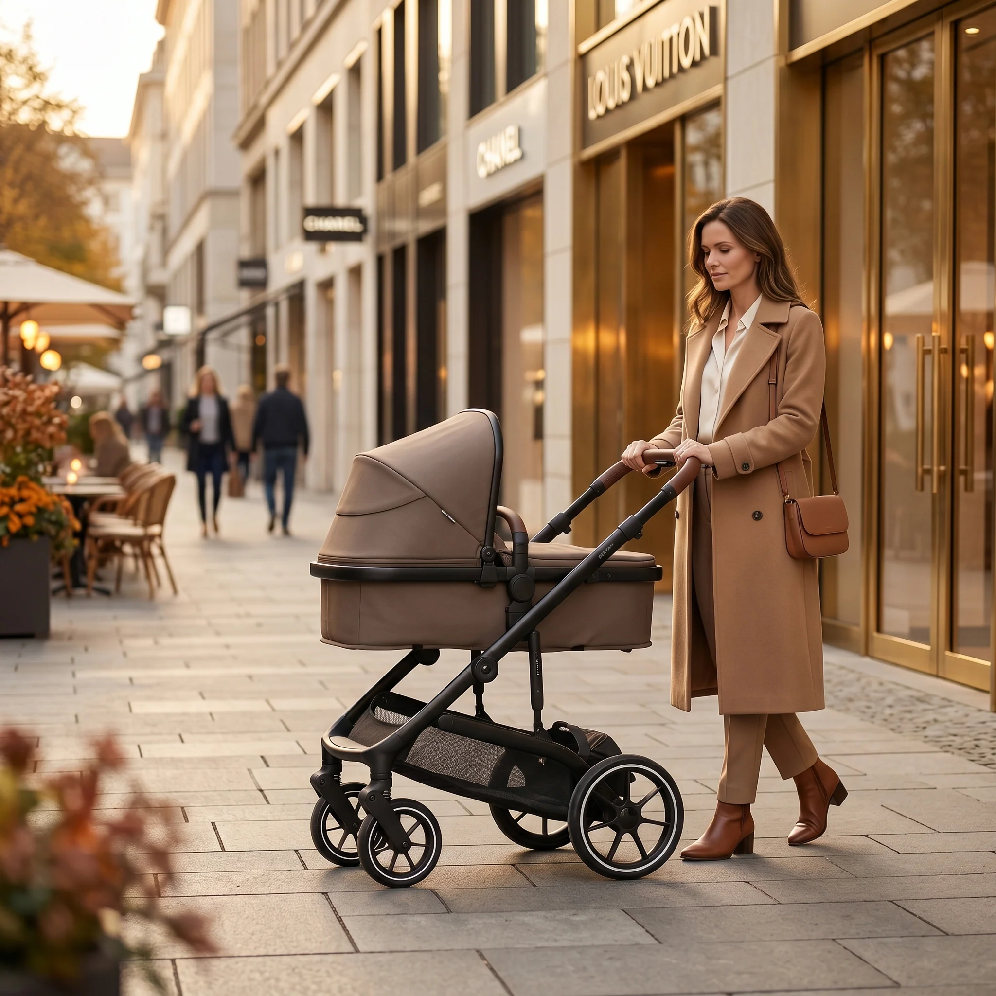 Noa 3-in-1 Kinderwagen Hazel Brown - Image 11