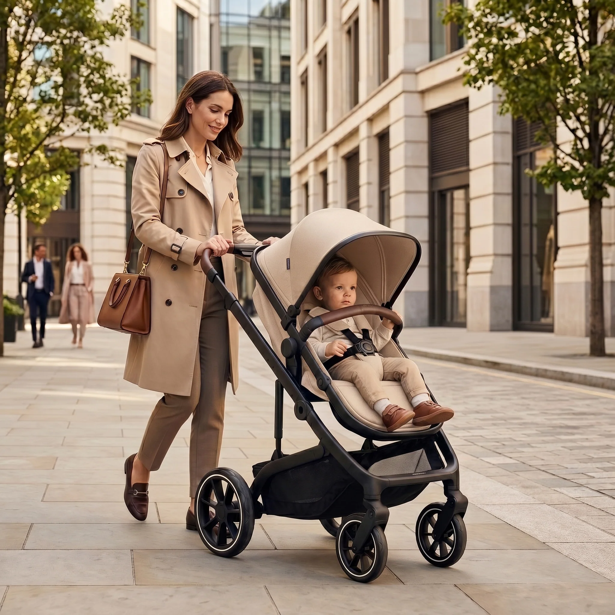 Noa 3-in-1 Kinderwagen Nougat - Image 11