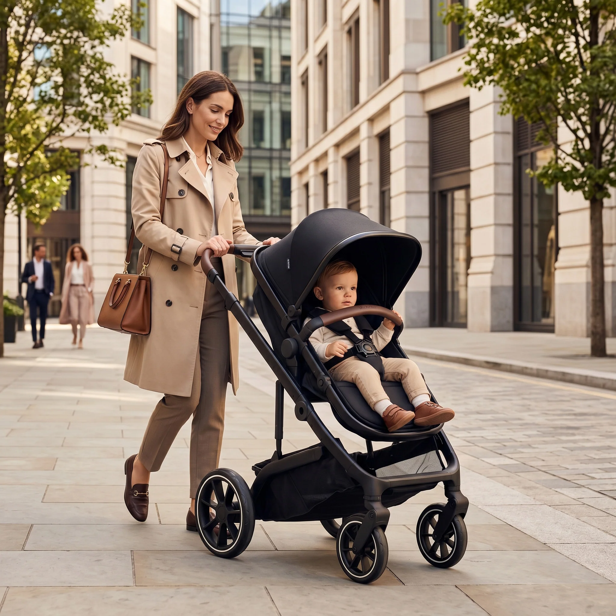 Noa 3-in-1 Kinderwagen Zwart - Image 11