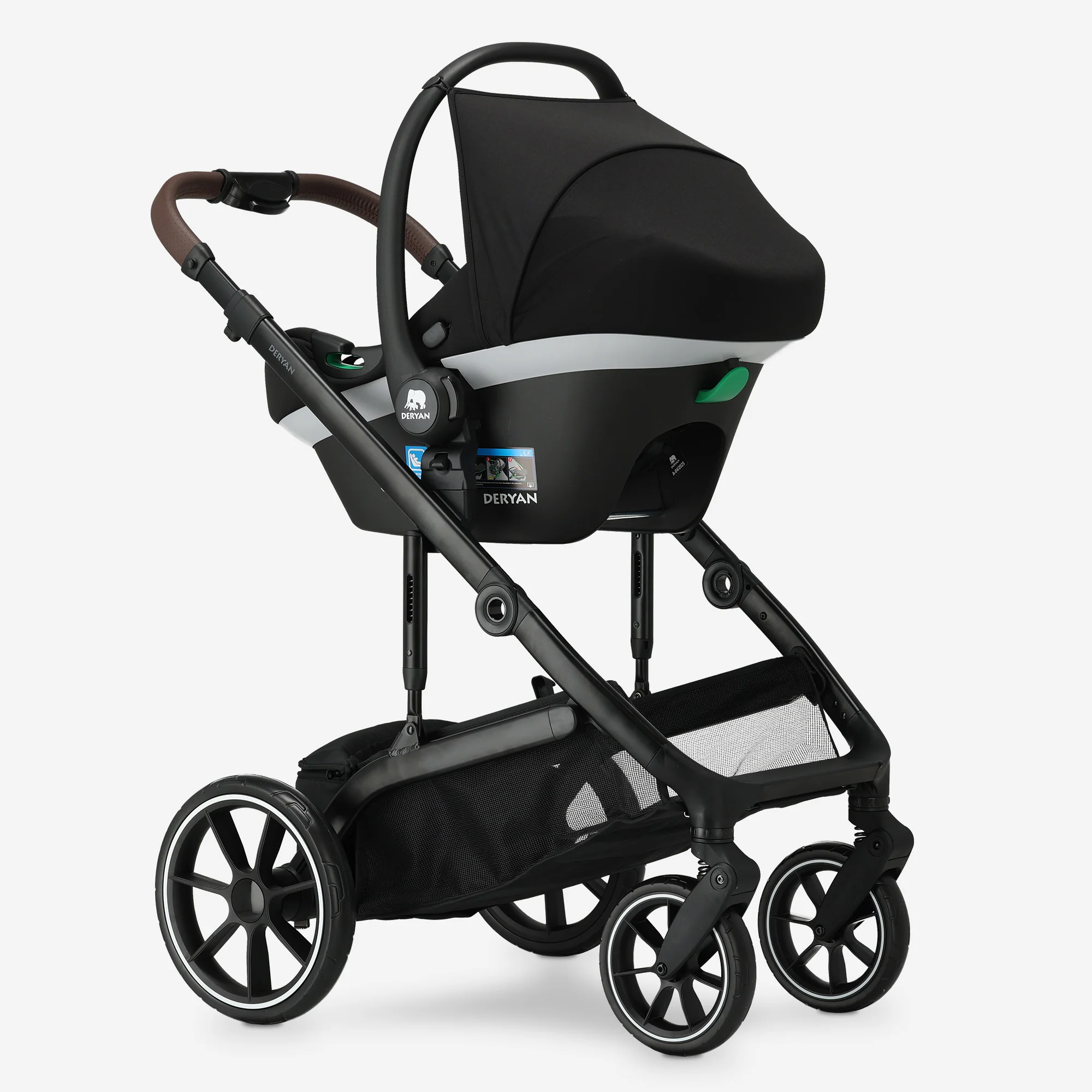 Noa 3-in-1 Kinderwagen Zwart - Image 8