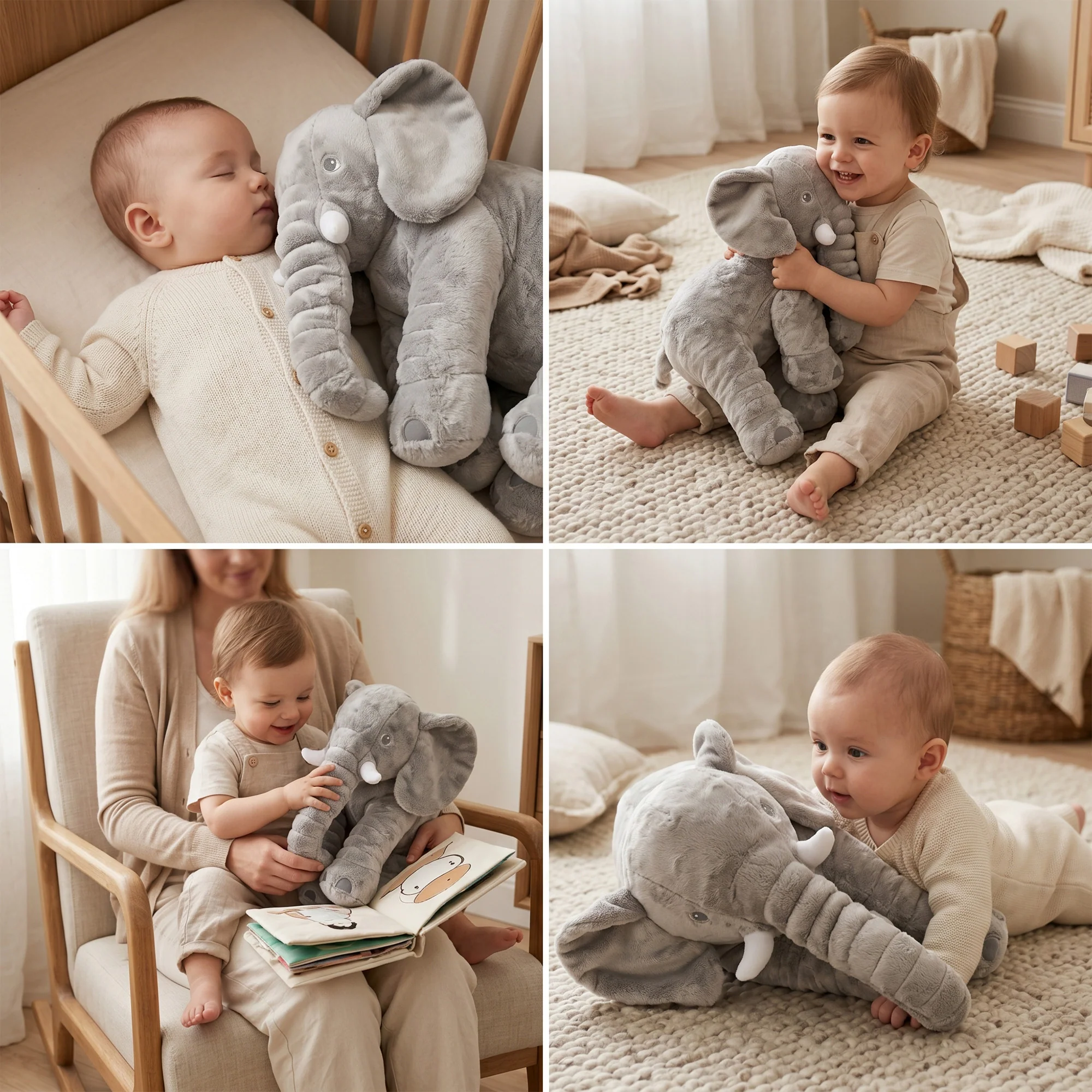 Olifant Knuffel - 40cm - Image 3
