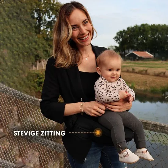 Luxe Heupdrager - Baby En Peuter Heupzitje - Zwart - Image 2