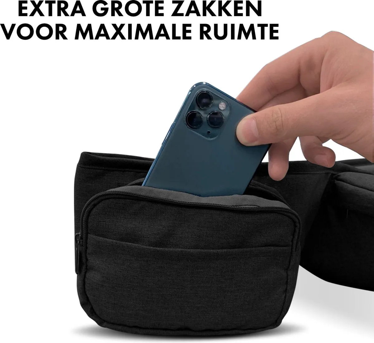 Luxe Heupdrager - Baby En Peuter Heupzitje - Zwart - Image 4