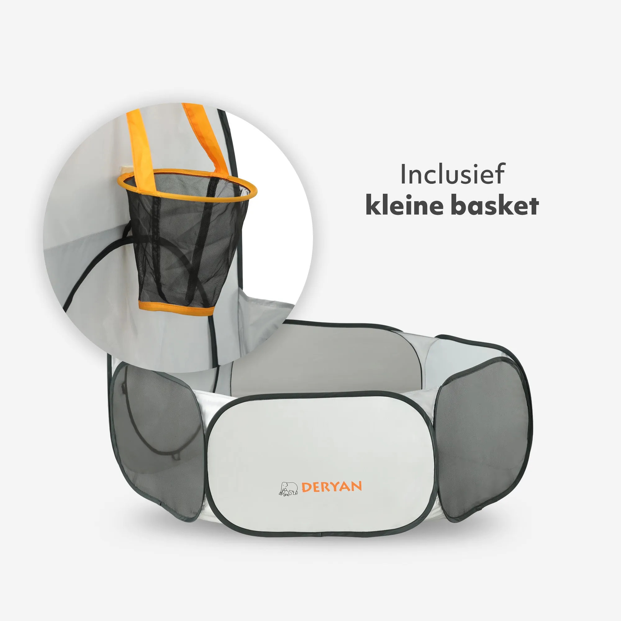 Basketbal Ballenbak Zilver - Image 3