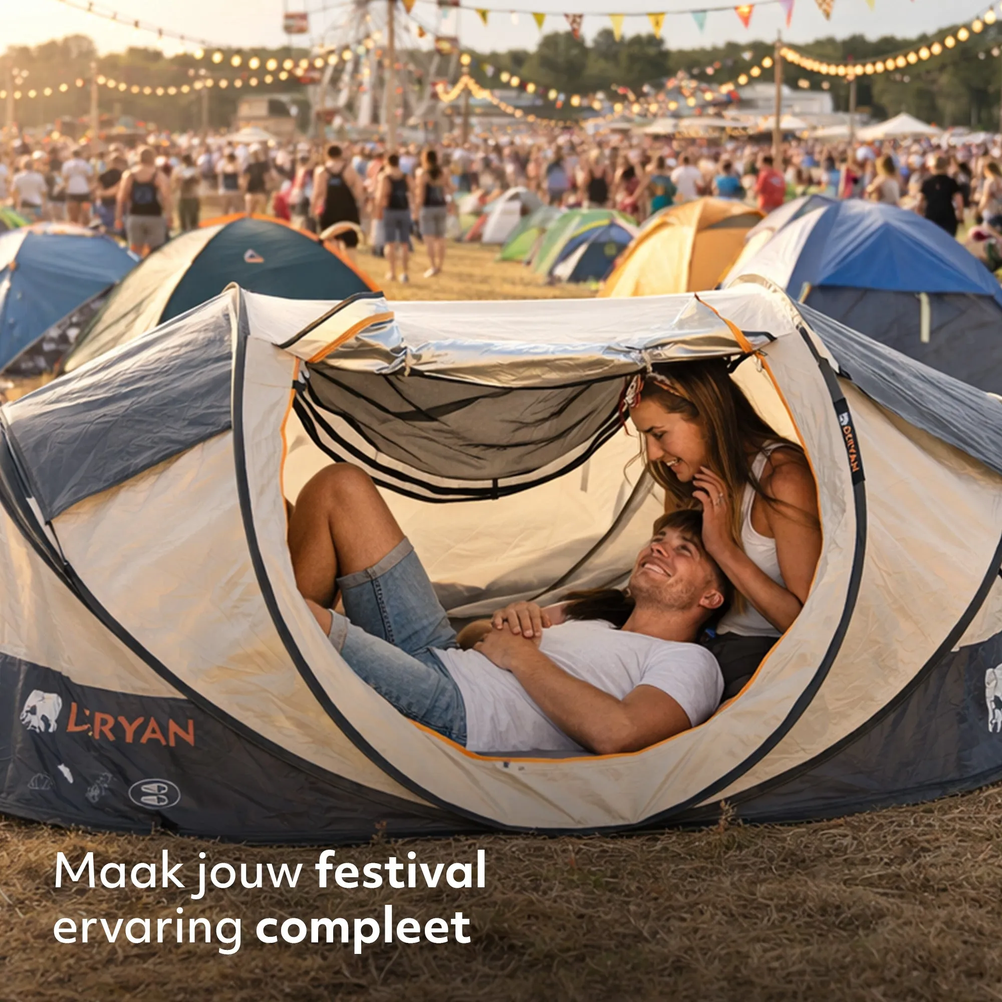 Pop Up Tent Cocoon - 2000MM waterkolom - Navy - Image 4