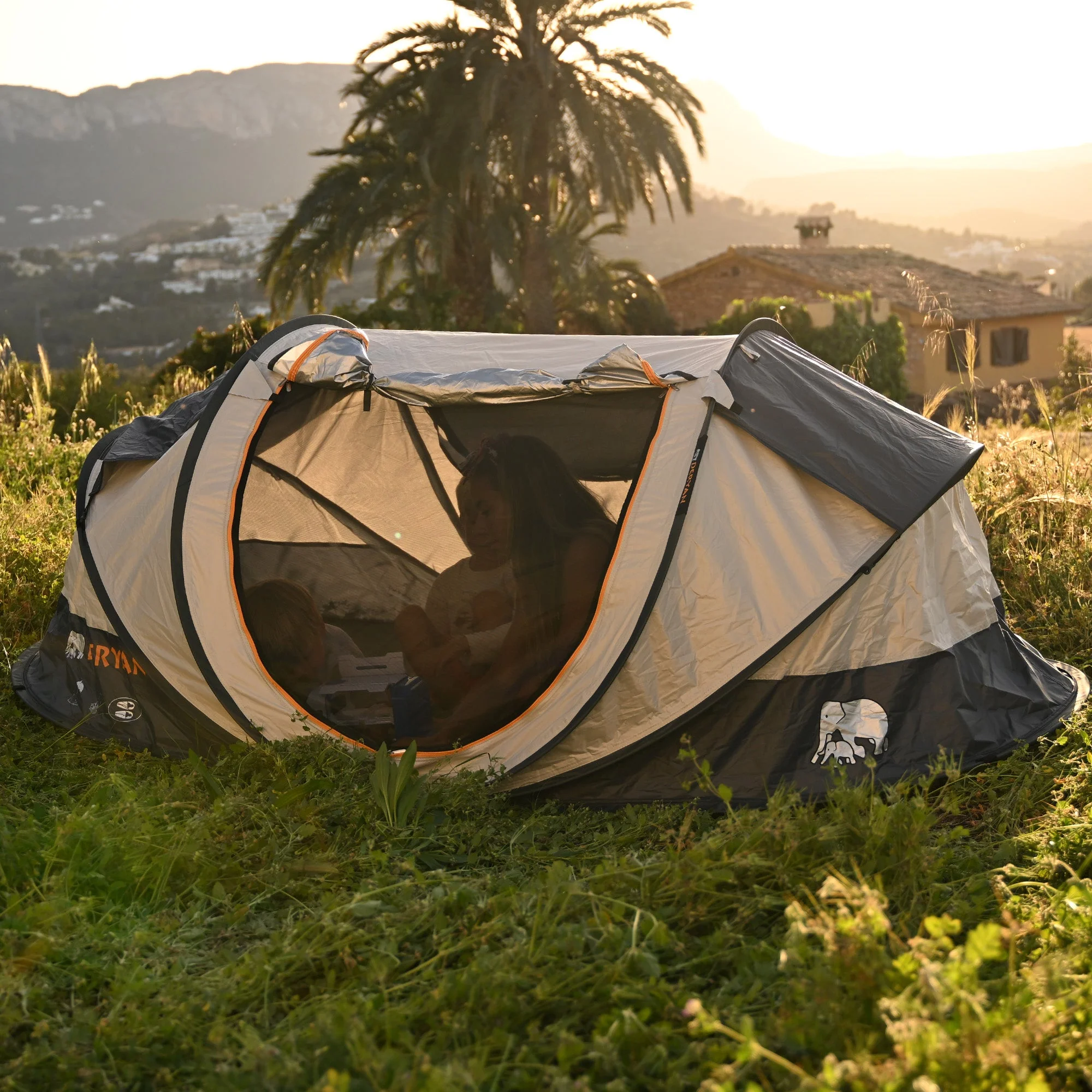 Pop Up Tent Cocoon - 2000MM waterkolom - Cream - Image 5