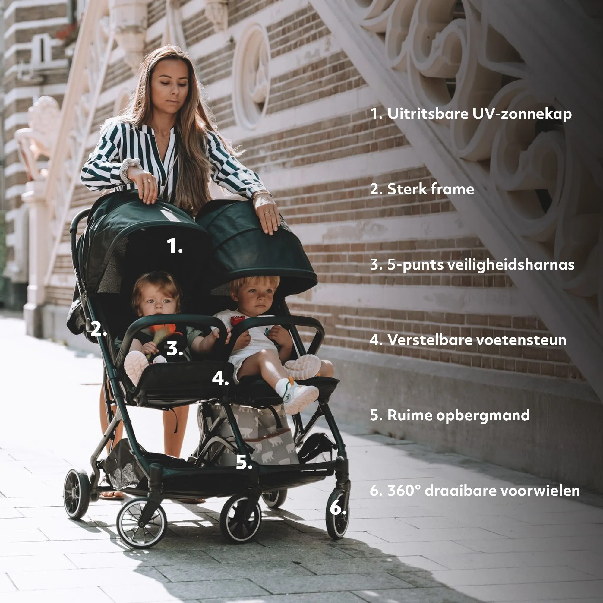 Rolo DuoBuggy X2 Nougat - Image 10