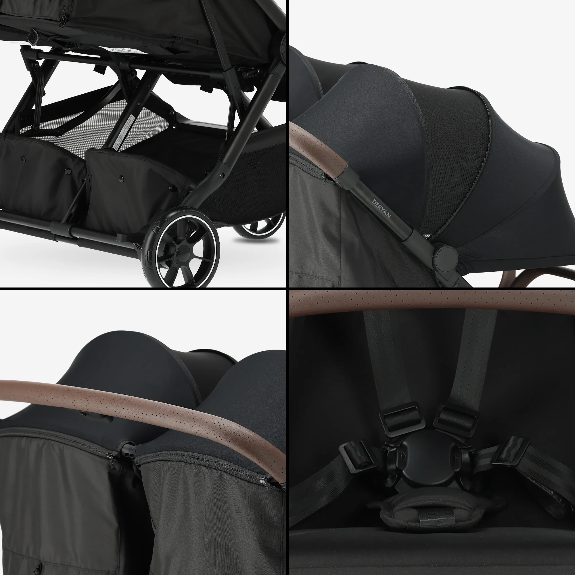 Rolo DuoBuggy X2 Zwart V2 - Image 6