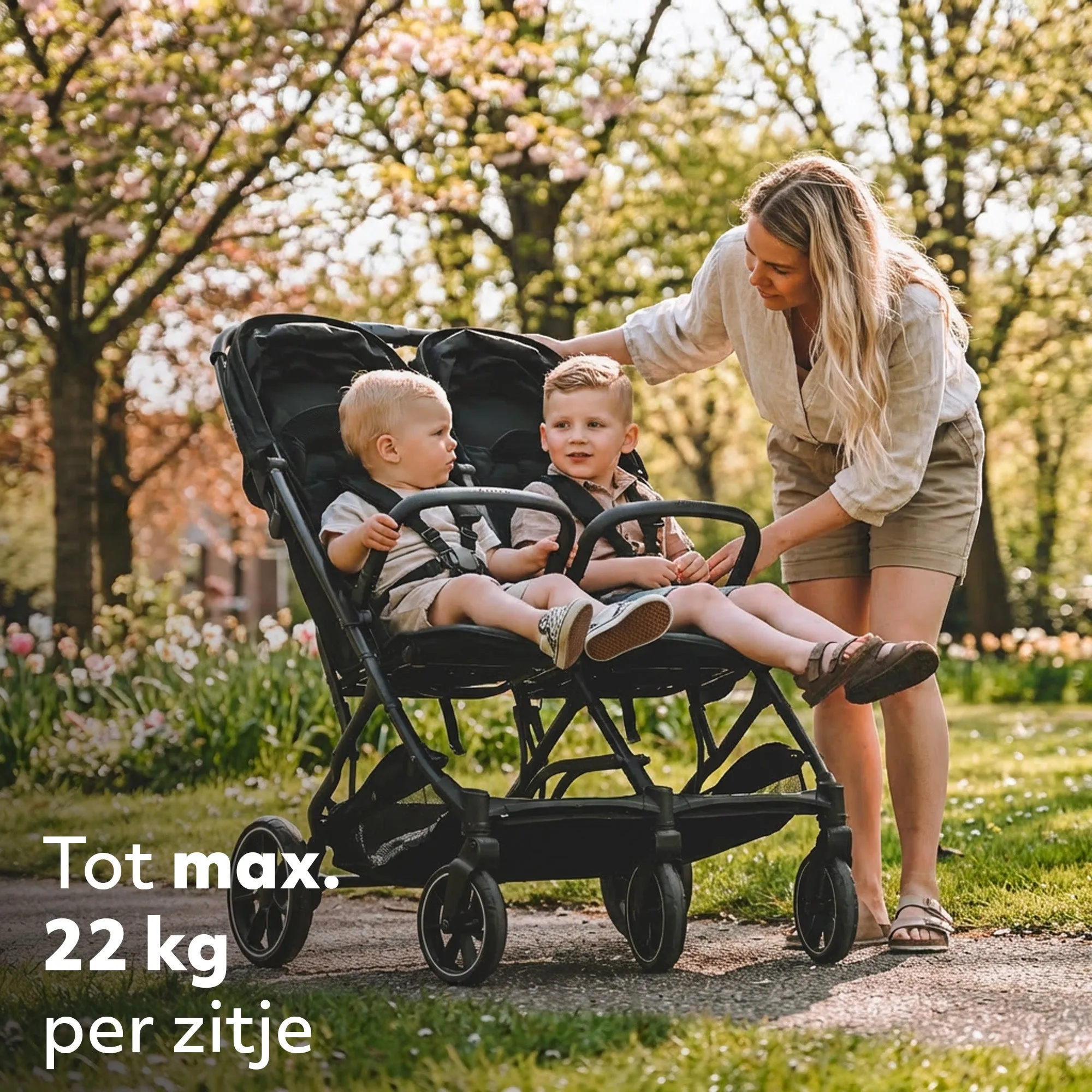 Rolo DuoBuggy X2 XL Zwart - Image 3