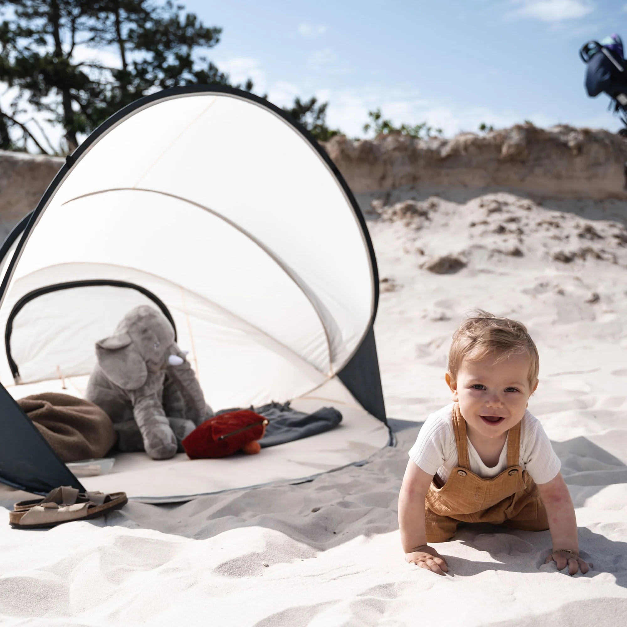 Strandtent XXL Zilver - Image 10