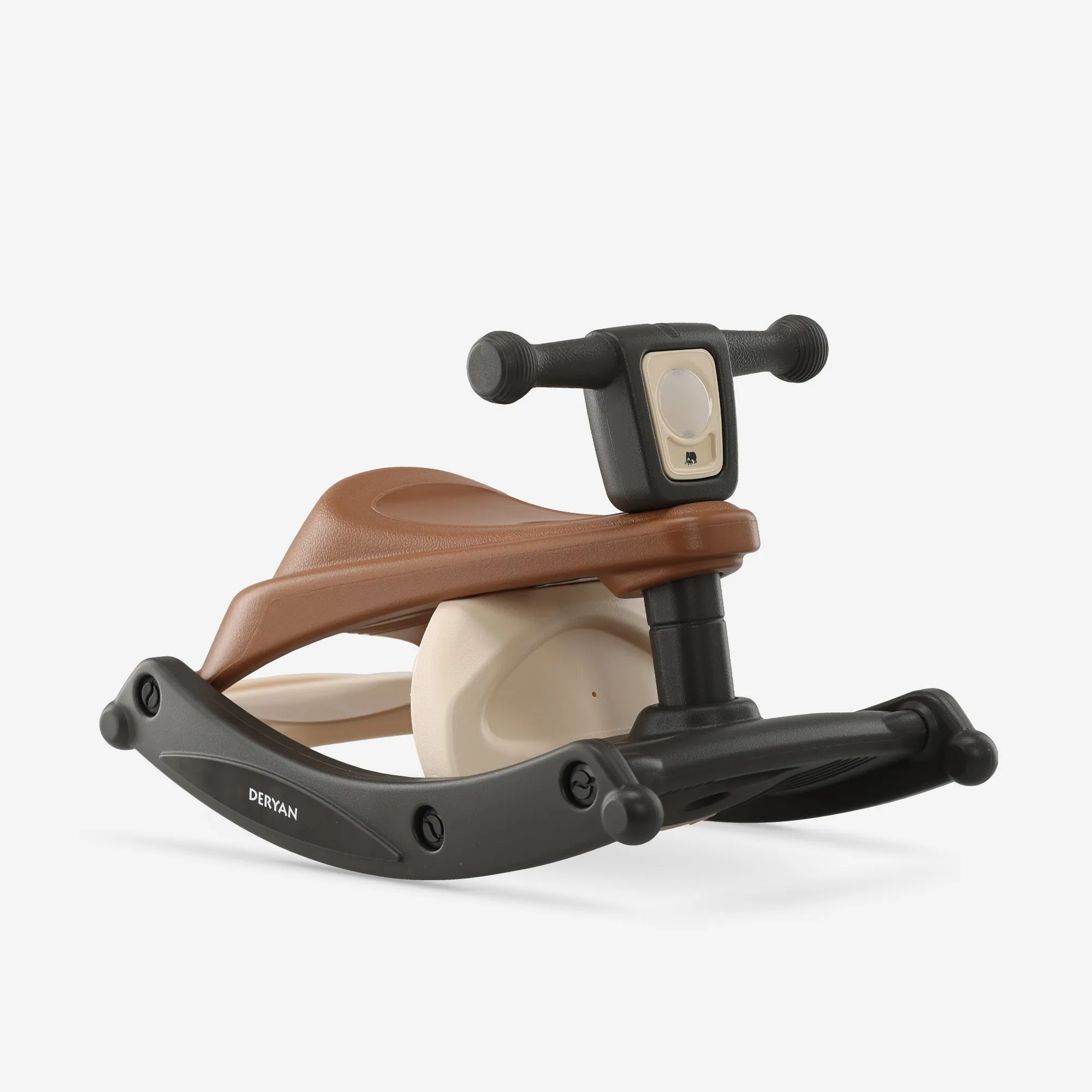 Tobi 2-in-1 Stoel en Schommelstoel - Bruin/Cream - Image 3