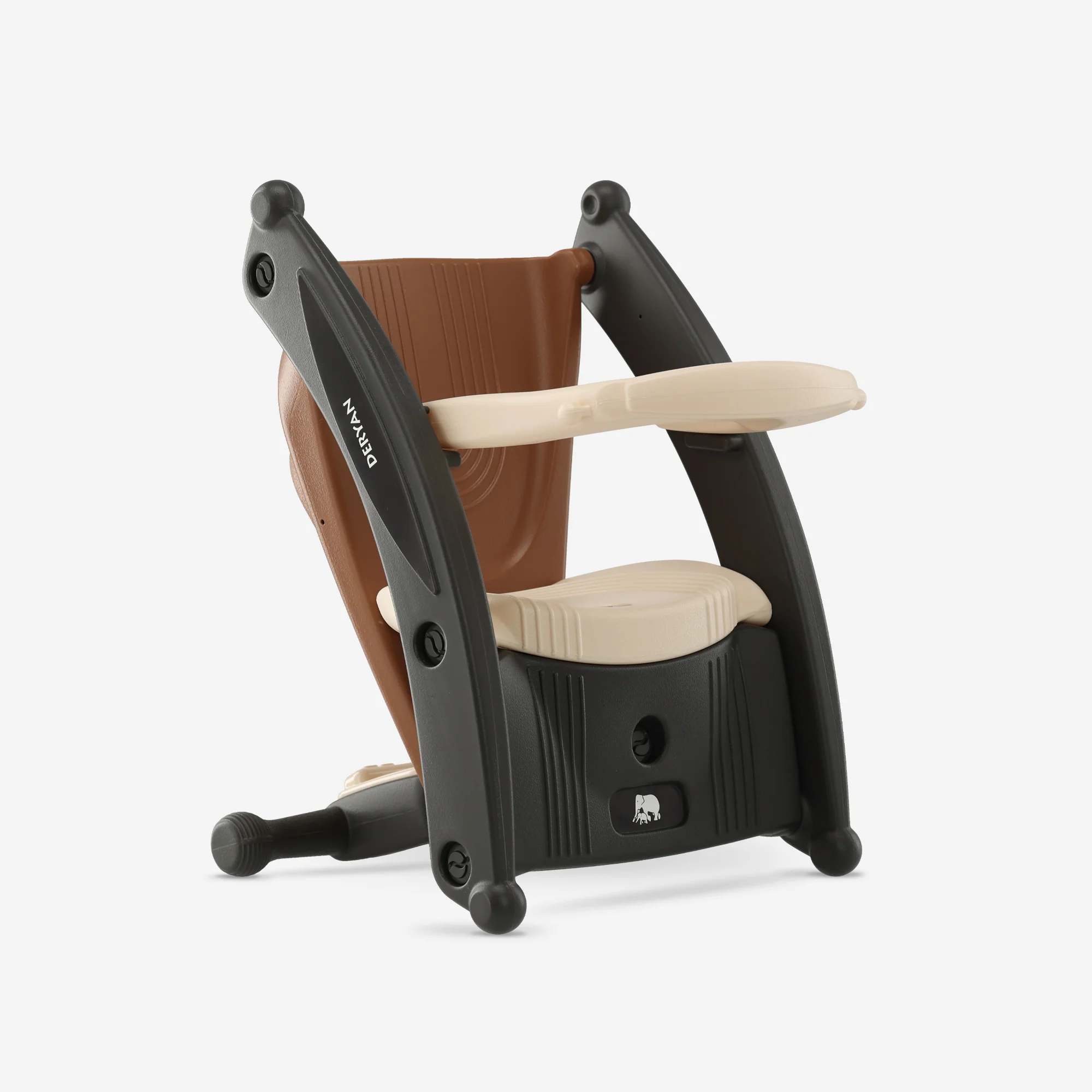 Tobi 2-in-1 Stoel en Schommelstoel - Bruin/Cream - Image 4