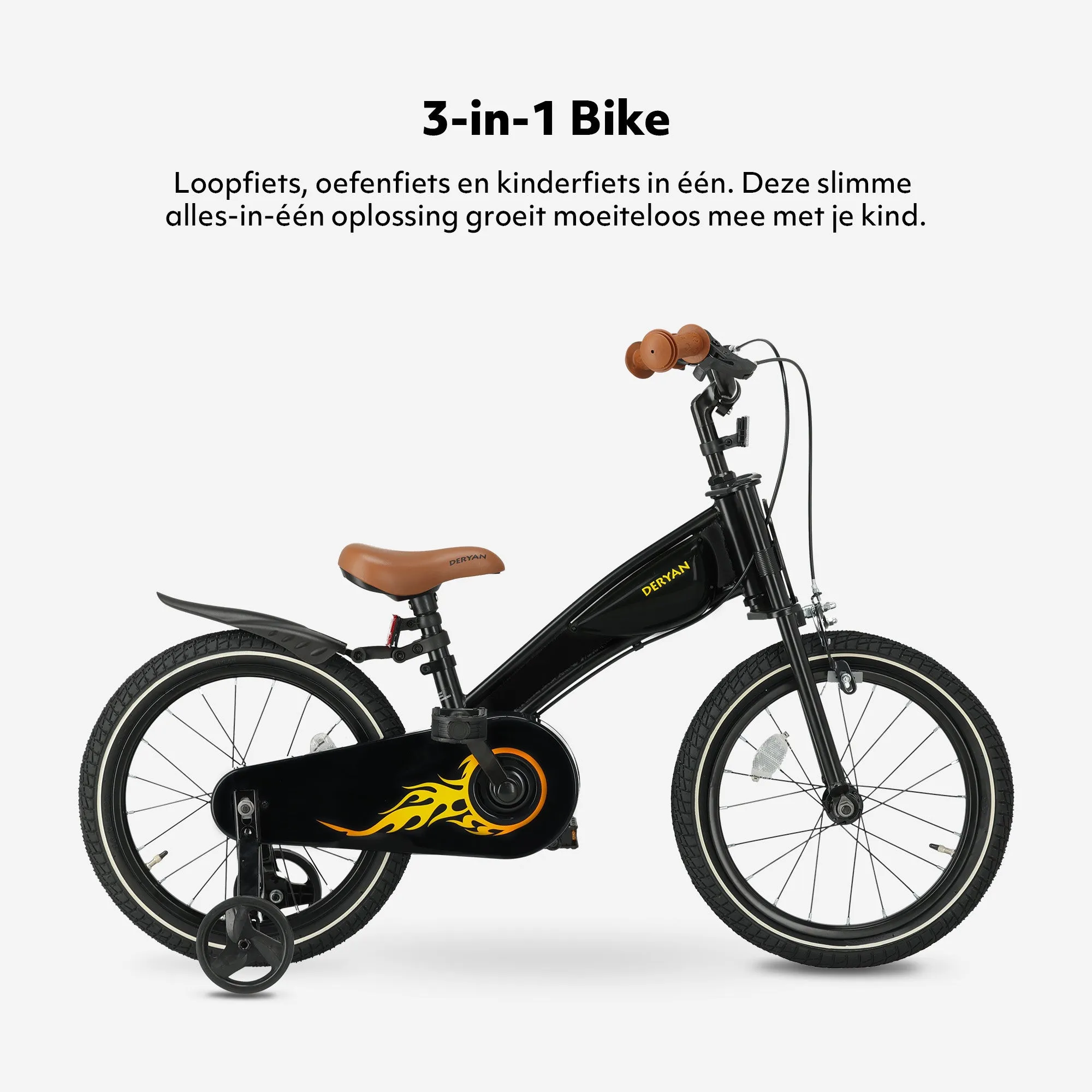 Turbo 3-in-1 Kinderfiets 16 inch - Image 3