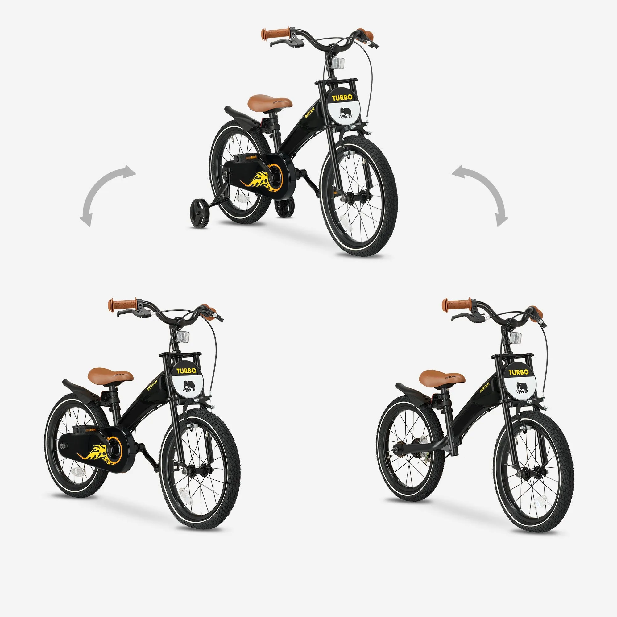 Turbo 3-in-1 Kinderfiets 16 inch - Image 5