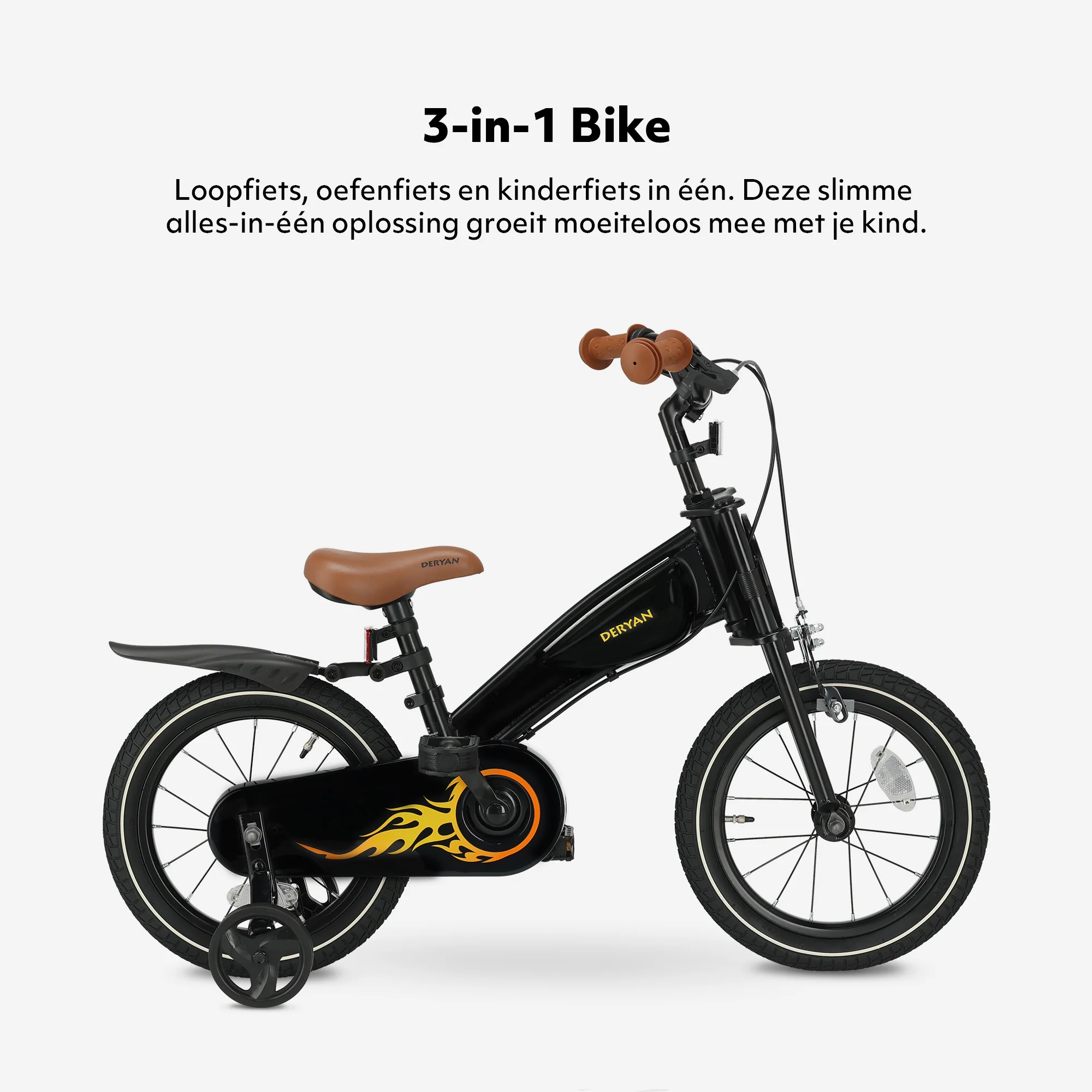 Turbo 3-in-1 Kinderfiets 14 inch - Image 3