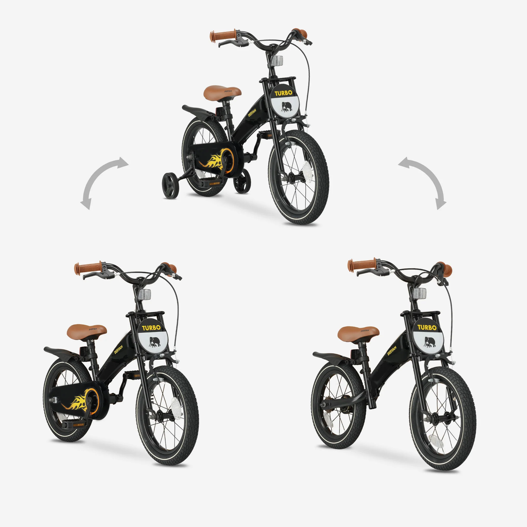 Turbo 3-in-1 Kinderfiets 14 inch - Image 5