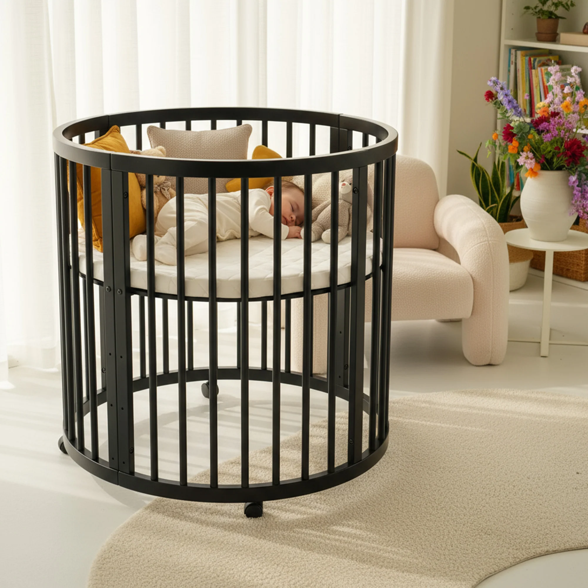 Willow Houten Ronde Box inclusief matras - Image 2