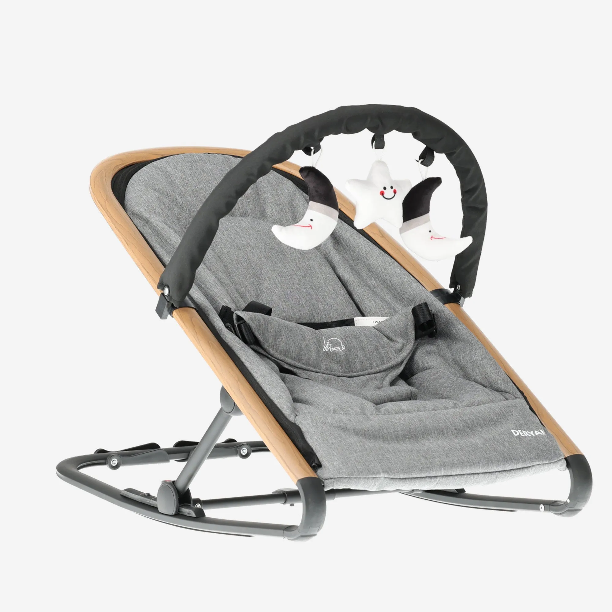 Wipstoel Rocker Grijs
